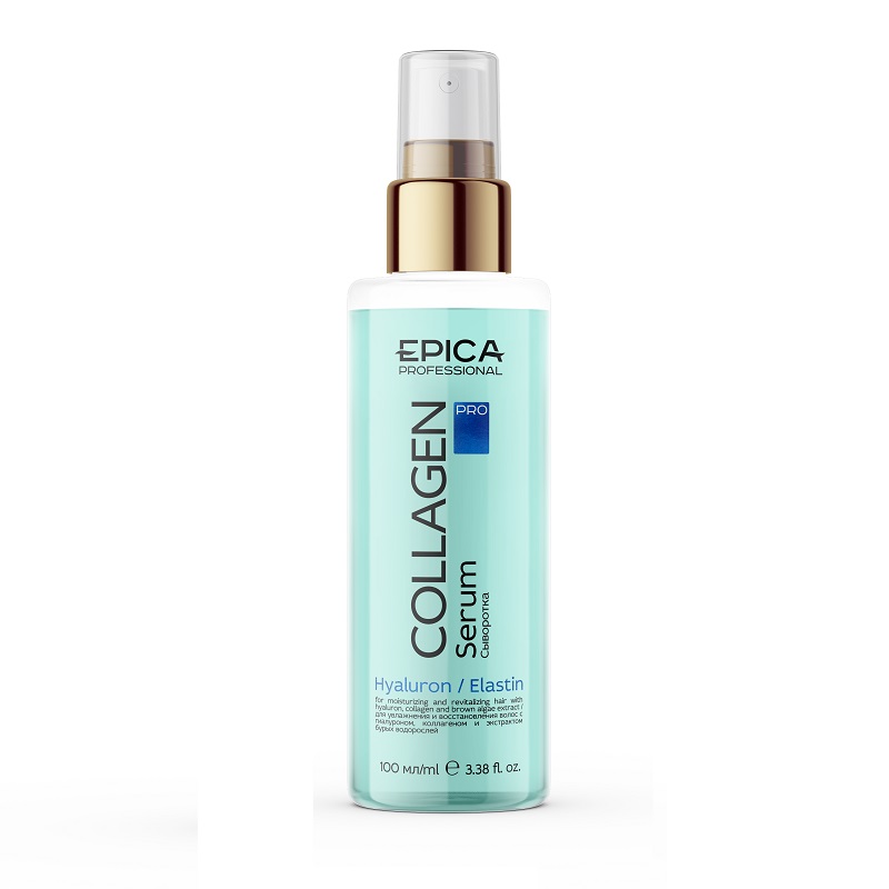 epica collagen pro Увлажняющая и восстанавливающая сыворотка для волос, 100 мл. EPICA Collagen PRO Увлажняющая и восстанавливающая сыворотка для волос, 100 мл. — изображение 1