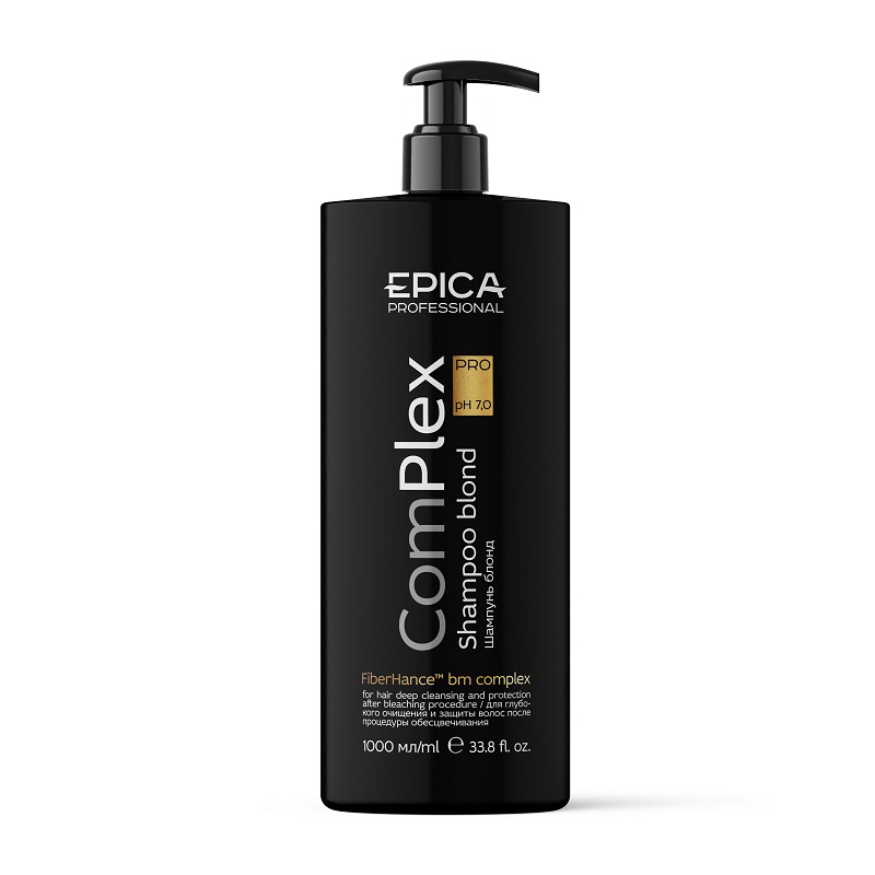 epica complex pro Шампунь для глубокого очищения и защиты после процедуры обесцвечивания,1000 мл EPICA ComPlex PRO Шампунь для глубокого очищения и защиты после процедуры обесцвечивания,1000 мл — изображение 1