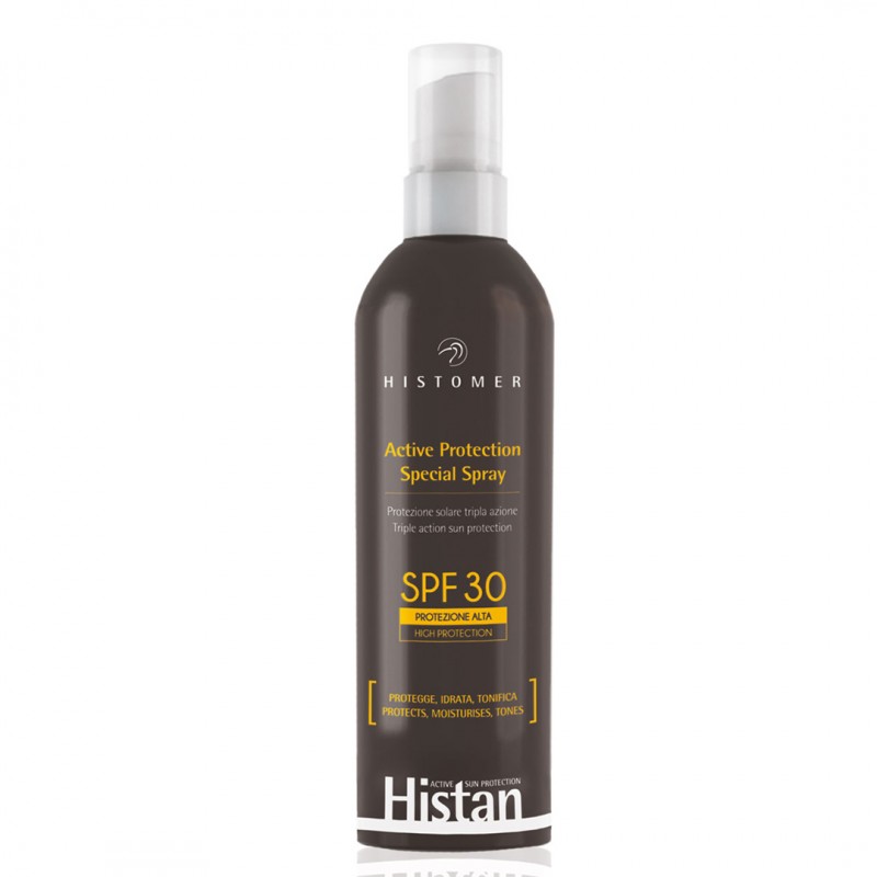Солнцезащитный спрей для лица и тела spf30 / active protection spray 30, 200 мл histomer Солнцезащитный спрей для лица и тела SPF30 / ACTIVE PROTECTION SPRAY 30, 200 мл HISTOMER — изображение 1
