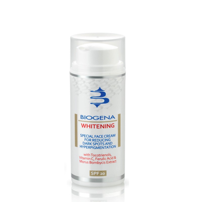 Осветляющий крем для сияния spf20 / biogena whitening, 50 мл biogena Осветляющий крем для сияния SPF20 / BIOGENA Whitening, 50 мл BIOGENA — изображение 1
