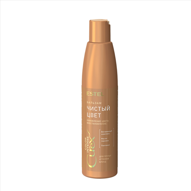 estel curex color intense, Бальзам обновление цвета для волос теплых оттенков блонд, 250 мл ESTEL Curex Color Intense, Бальзам обновление цвета для волос теплых оттенков блонд, 250 мл — изображение 1
