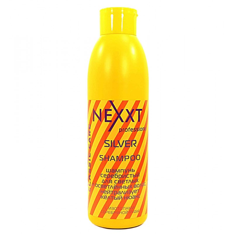 nexxt silver shampoo / Шампунь серебристый для светлых и осветленных волос, нейтрализует желтый нюанс, 1000 мл Nexxt Silver Shampoo / Шампунь серебристый для светлых и осветленных волос, нейтрализует желтый нюанс, 1000 мл — изображение 1