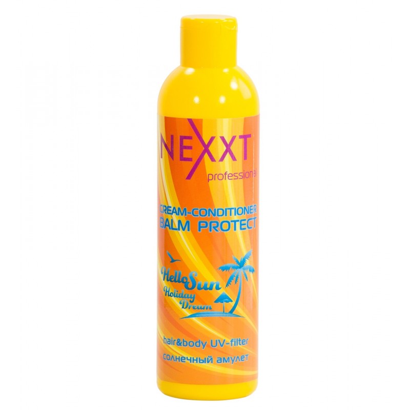 nexxt cream conditioner protect hello sun / Крем кондиционер солнечный амулет, увлажнение и защита от солнца с УФ фильтром, 250 мл Nexxt Cream-conditioner Protect Hello Sun / Крем-кондиционер - солнечный амулет, увлажнение и защита от солнца с УФ фильтром, 250 мл — изображение 1