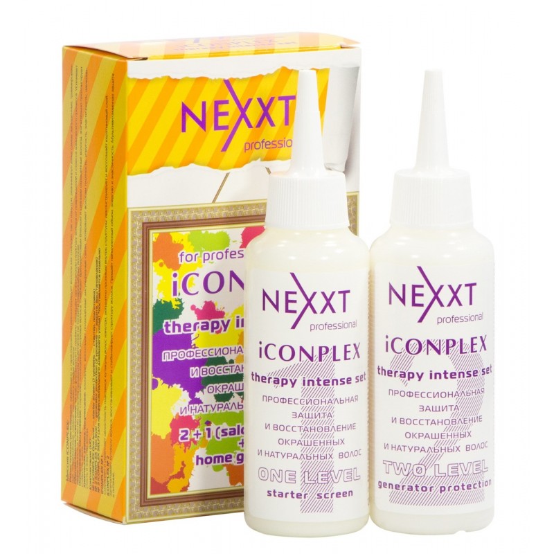 nexxt salon protect device, Защита и восстановление окрашенных и натуральных волос (1 и 2 уровень), 2*125 мл Nexxt Salon protect device, Защита и восстановление окрашенных и натуральных волос (1 и 2 уровень), 2*125 мл — изображение 1