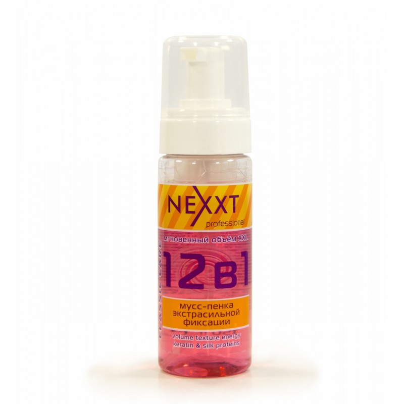 nexxt volume texture energy / Мусс пенка для объёма экстрасильной фиксации, 150 мл Nexxt Volume Texture Energy / Мусс-пенка для объёма экстрасильной фиксации, 150 мл — изображение 1