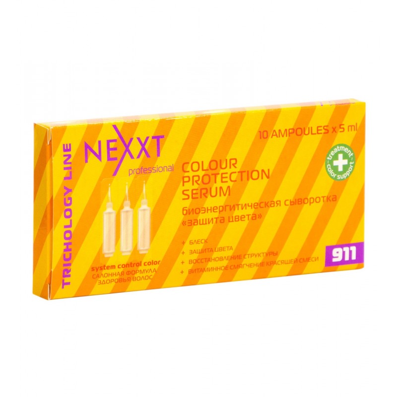 nexxt colour protection serum / Биоэнергетическая сыворотка Защита цвета, 10*5мл Nexxt Colour Protection Serum / Биоэнергетическая сыворотка Защита цвета, 10*5мл — изображение 1