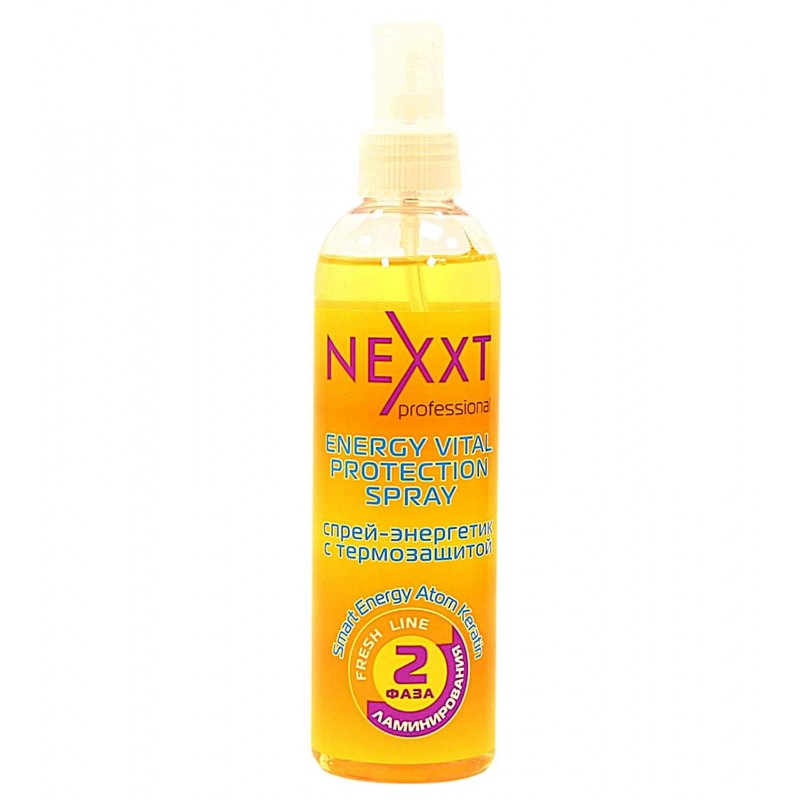 nexxt salon treatment, Спрей энергетик с термозащитой 2 я фаза ламинирования, 250 мл Nexxt SALON TREATMENT, Спрей-энергетик с термозащитой - 2-я фаза ламинирования, 250 мл — изображение 1