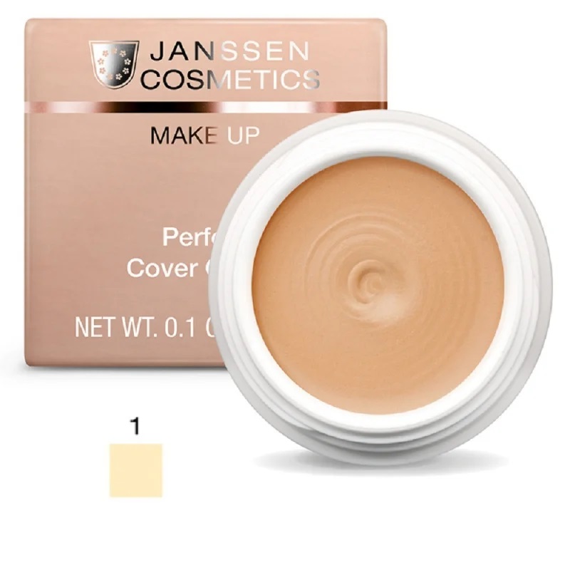 janssen perfect cover cream Тональный крем камуфляж с высокой кроющей способностью тон 1 5 мл JANSSEN Perfect Cover Cream Тональный крем-камуфляж с высокой кроющей способностью тон 1 5 мл — изображение 1