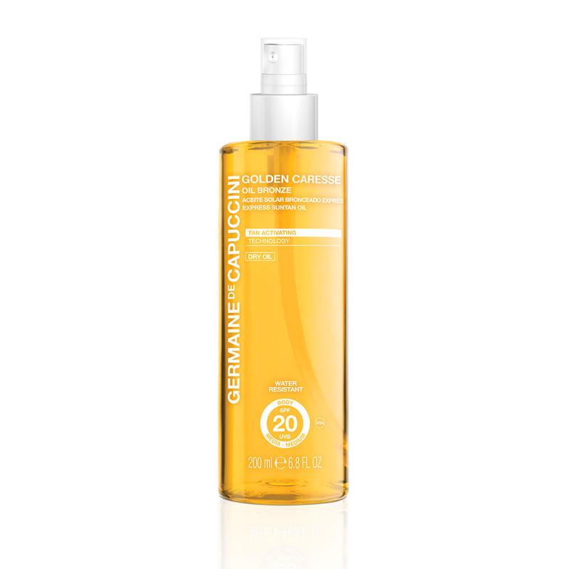 germaine de capuccini gc oil bronze express suntan oil spf20 Сухое масло для экспресс загара spf20 200 мл Germaine de Capuccini GC Oil Bronze-Express Suntan Oil SPF20 Сухое масло для экспресс-загара SPF20 200 мл — изображение 1