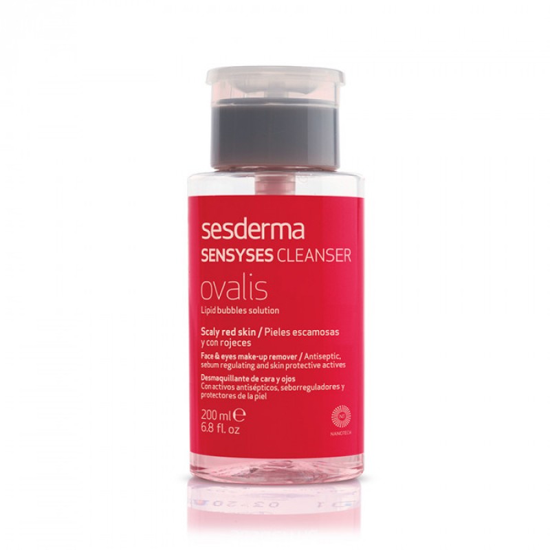 sesderma sensyses cleanser ovalis Липосомальный лосьон для снятия макияжа для кожи склонной к покраснению и шелушению 200 мл SesDerma SENSYSES Cleanser OVALIS Липосомальный лосьон для снятия макияжа для кожи склонной к покраснению и шелушению 200 мл — изображение 1