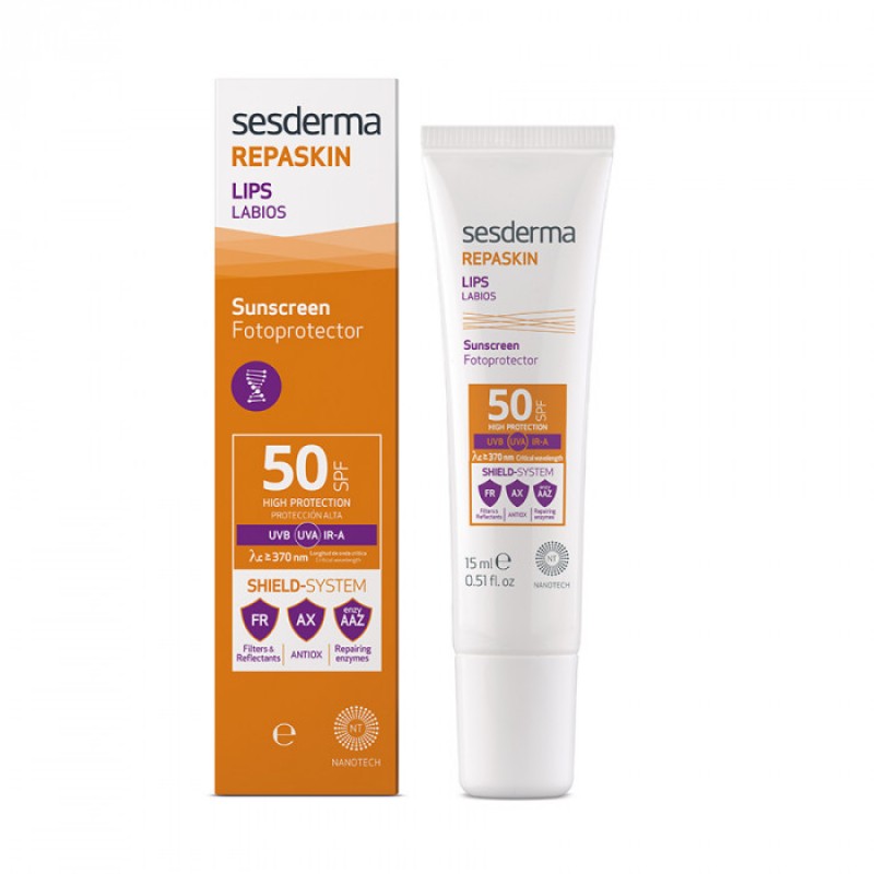 sesderma repaskin lips spf50 Средство для губ солнцезащитное СЗФ50 15 мл SesDerma REPASKIN Lips SPF50 Средство для губ солнцезащитное СЗФ50 15 мл — изображение 1