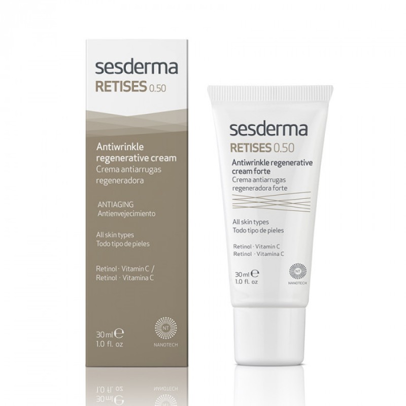 sesderma retises 0,5 Регенерирующий крем против морщин форте 30 мл SesDerma RETISES 0,5 Регенерирующий крем против морщин форте 30 мл — изображение 1