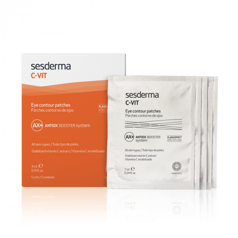 sesderma c vit Патчи для контура вокруг глаз 5 шт SesDerma C-VIT Патчи для контура вокруг глаз 5 шт — изображение 1