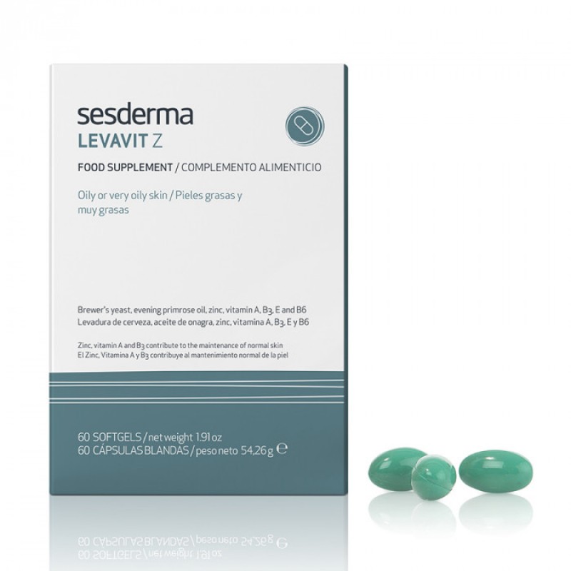 sesderma БАД к пище levavit z 60 капсул SesDerma БАД к пище Levavit Z 60 капсул — изображение 1