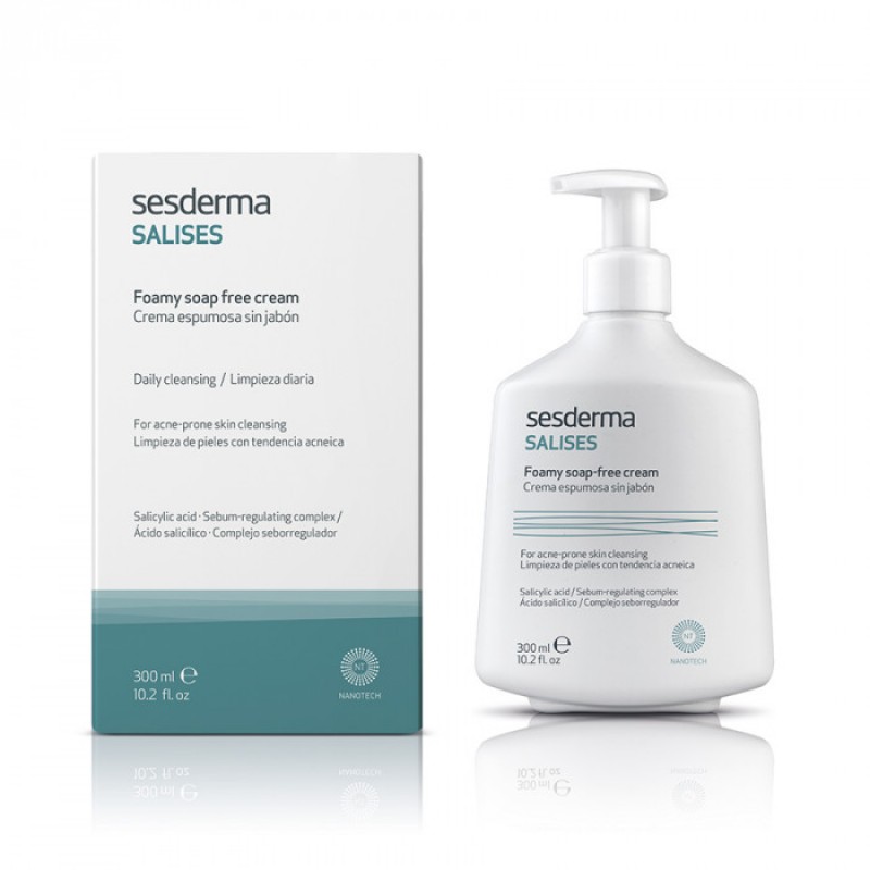 sesderma salises Пенящийся крем для умывания 300 мл SesDerma SALISES Пенящийся крем для умывания 300 мл — изображение 1