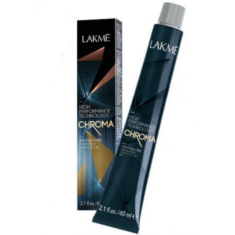lakme Крем краска chroma 8/34, перманентная без аммиака, 60 мл,, lakme LAKME, Крем-краска Chroma 6/66, перманентная без аммиака, 60 мл — изображение 1