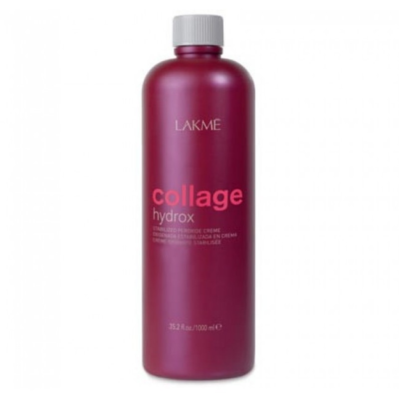 lakme collage hydrox 10v (3%) cтабилизированный крем окислитель 1000 мл LAKME Collage Hydrox 10V (3%) Cтабилизированный крем-окислитель 1000 мл — изображение 1