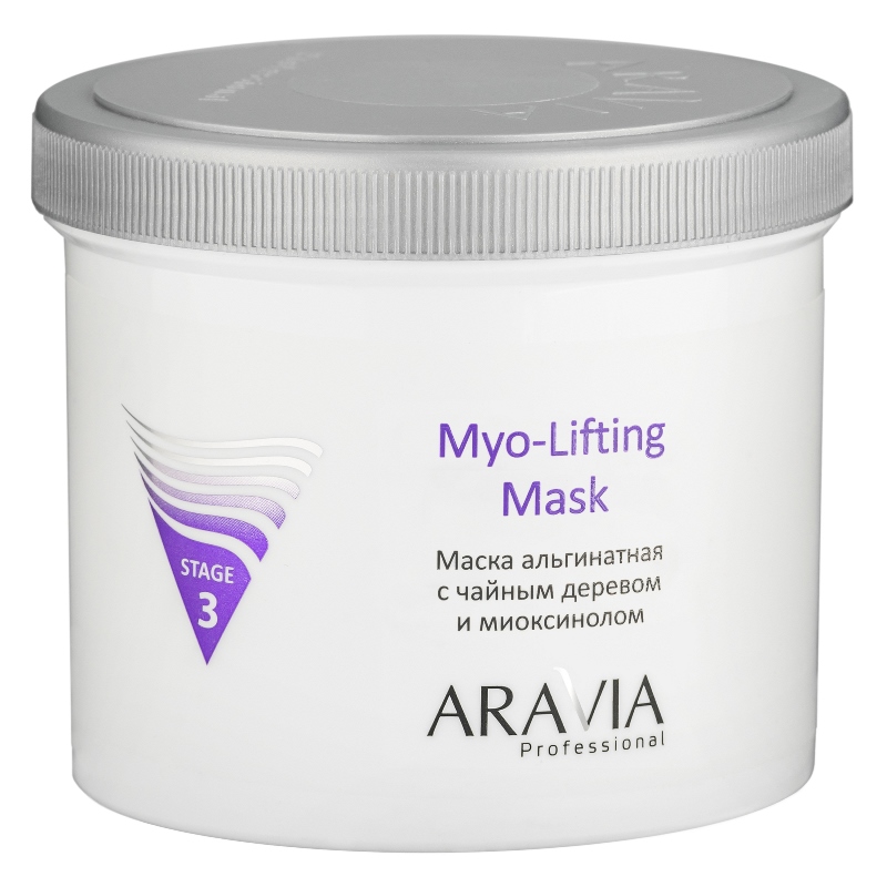 Маска альгинатная с чайным деревом и миоксинолом myo lifting, 550 мл aravia Маска альгинатная с чайным деревом и миоксинолом Myo-Lifting, 550 мл ARAVIA — изображение 1