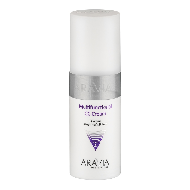 cc Крем защитный spf 20 multifunctional cc cream vanilla01, 150 мл aravia CC-Крем защитный SPF-20 multifunctional CC cream vanilla01, 150 мл ARAVIA — изображение 1