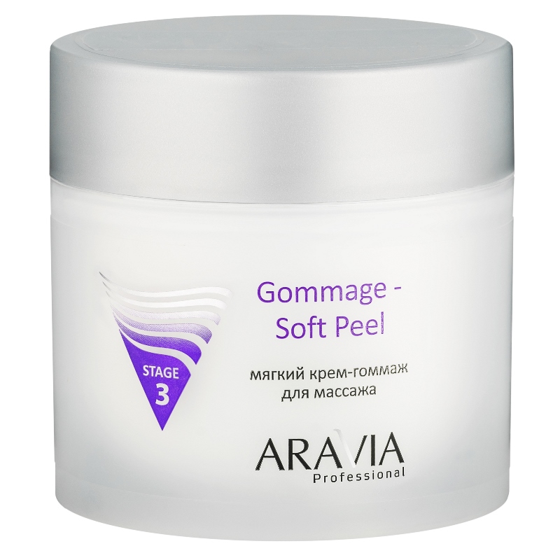aravia professional Мягкий крем гоммаж для массажа gommage soft peel, 300мл ARAVIA Professional Мягкий крем-гоммаж для массажа Gommage - Soft Peel, 300мл — изображение 1