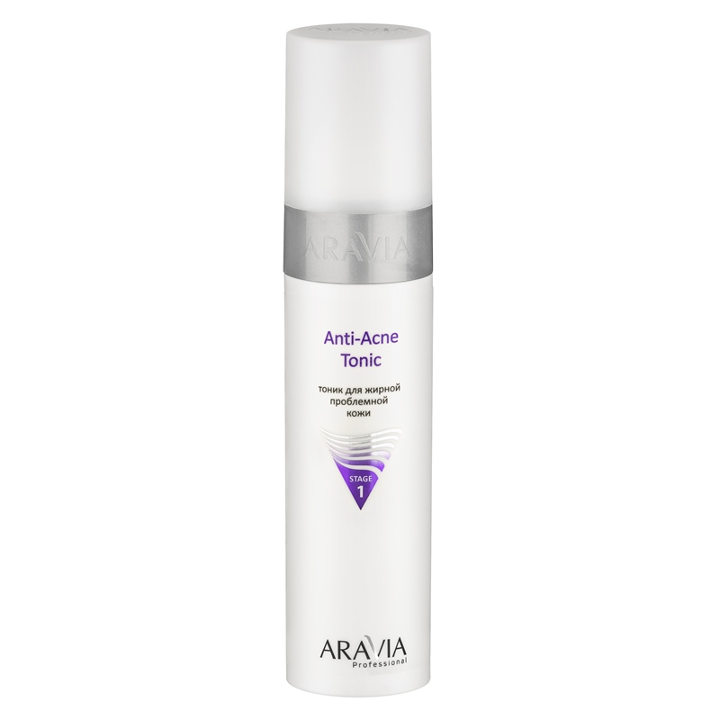 Тоник для жирной проблемной кожи anti acne tonic, 250 мл aravia Тоник для жирной проблемной кожи Anti-Acne Tonic, 250 мл ARAVIA — изображение 1
