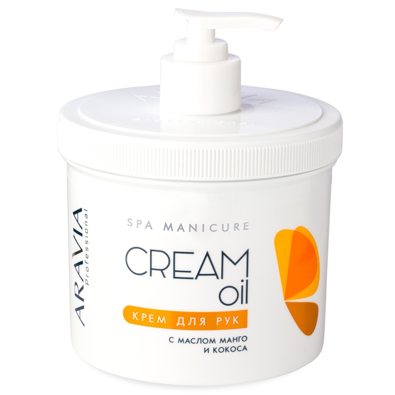 Крем для рук cream oil с маслом кокоса и манго, 550 мл aravia Крем для рук Cream Oil с маслом кокоса и манго, 550 мл ARAVIA — изображение 1