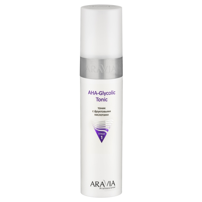 Тоник с фруктовыми кислотами aha glycolic tonic, 250 мл aravia Тоник с фруктовыми кислотами AHA Glycolic Tonic, 250 мл ARAVIA — изображение 1