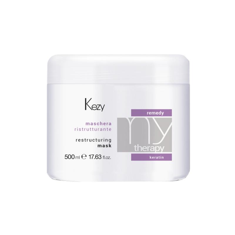mytherapy restructuring mask Маска реструктурирующая с кератином 500 мл kezy 93033 Mytherapy Restructuring mask Маска реструктурирующая с кератином 500 мл KEZY 93033 — изображение 1