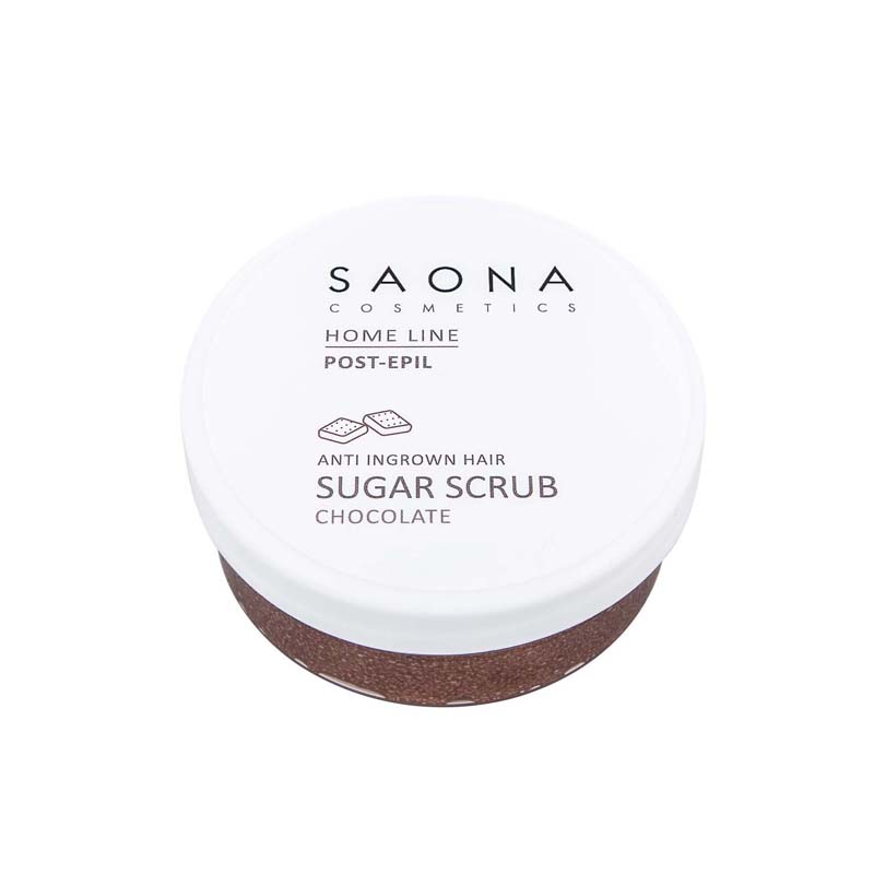 saona cosmetics Скраб шоколадный сахарный против вросших волос 300 мл Saona Cosmetics Скраб шоколадный сахарный против вросших волос 300 мл — изображение 1