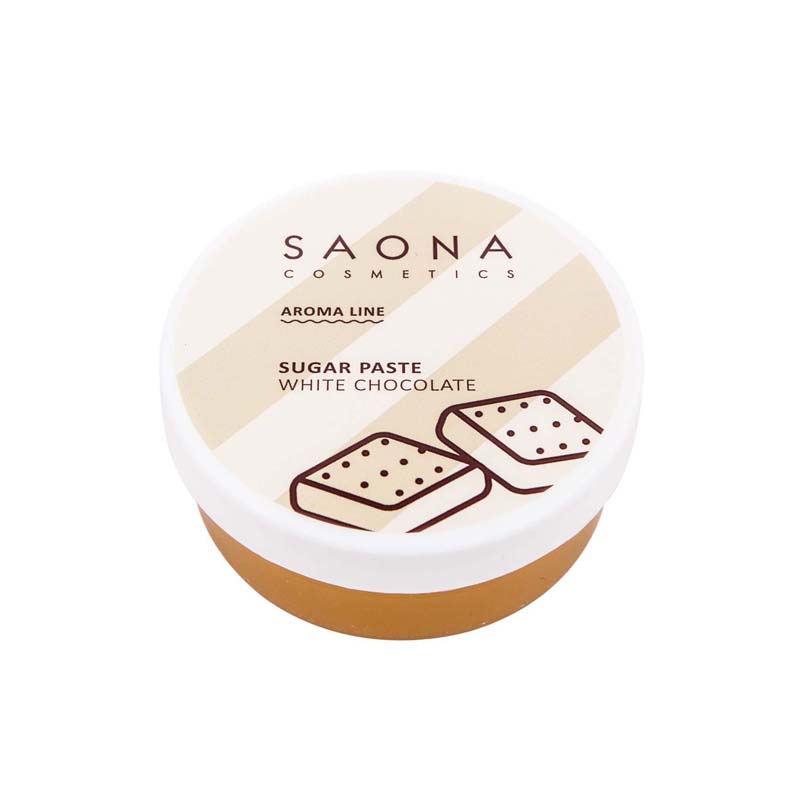 saona cosmetics Паста для шугаринга white chocolate (Белый шоколад) 200 гр Saona Cosmetics Паста для шугаринга WHITE CHOCOLATE (Белый шоколад) 200 гр — изображение 1