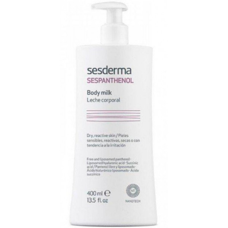 sesderma sespanthenol body milk Молочко для тела восстанавливающее 400 мл SesDerma SESPANTHENOL Body milk Молочко для тела восстанавливающее 400 мл — изображение 1
