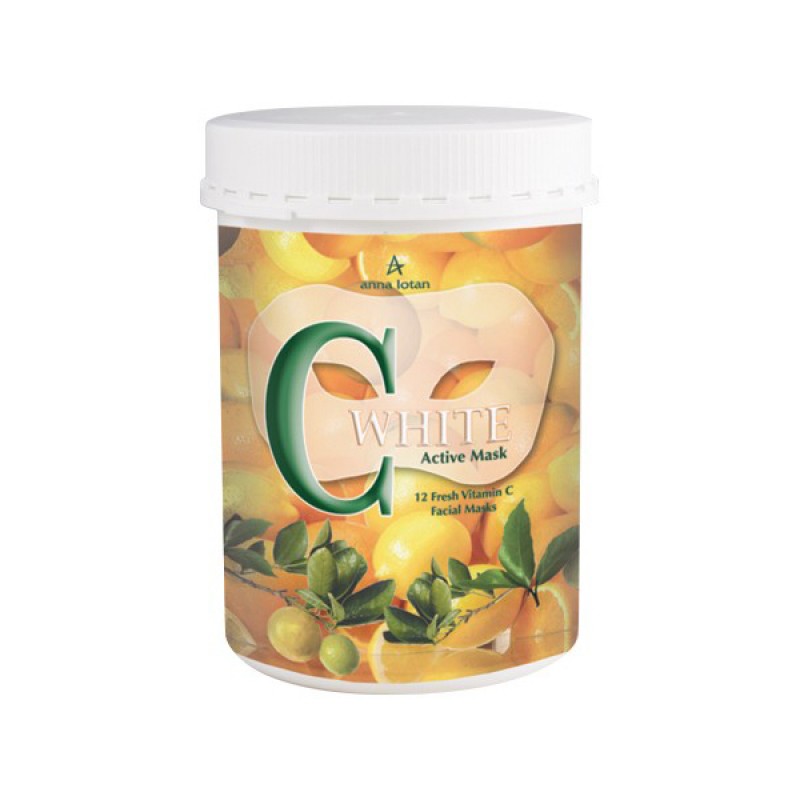 anna lotan c white active mask / Активная маска для лица с витамином С, серия c white, 12шт ANNA LOTAN C White Active Mask / Активная маска для лица с витамином С, серия C White, 12шт — изображение 1
