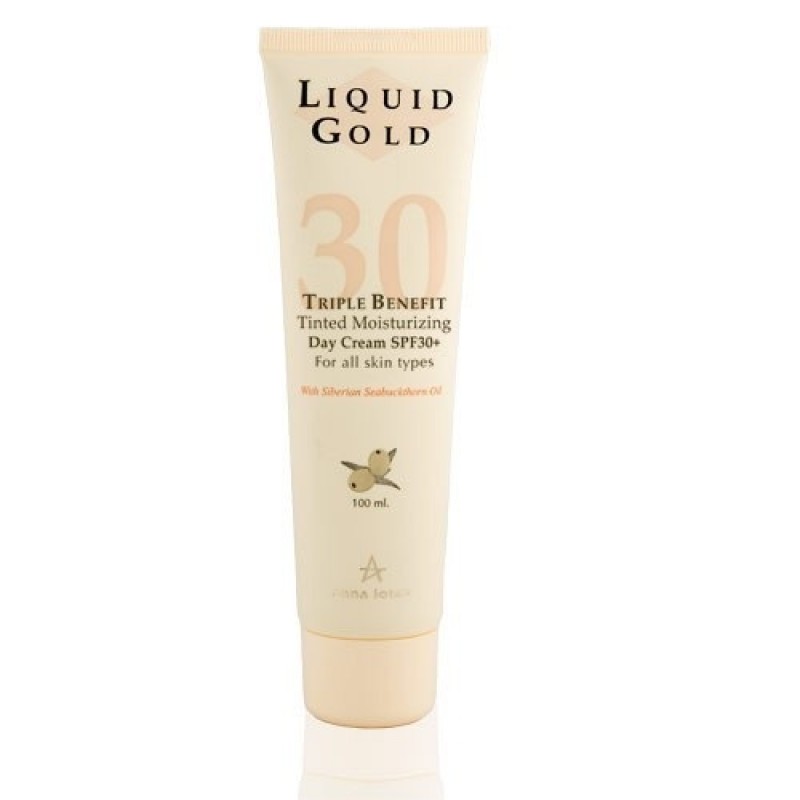 anna lotan liquid gold tinted moisturizing day cream spf30 Крем дневной солнцезащитный 100 мл ANNA LOTAN Liquid Gold Tinted Moisturizing Day Cream SPF30 Крем дневной солнцезащитный 100 мл — изображение 1
