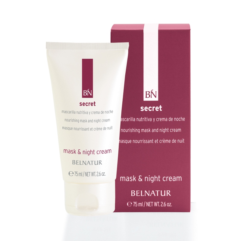 belnatur secret mask & night cream Средство 3в1 для ухода за сухой возрастной кожей 75 мл BELNATUR SECRET MASk & NIGHT CREAM Средство 3в1 для ухода за сухой возрастной кожей 75 мл — изображение 1