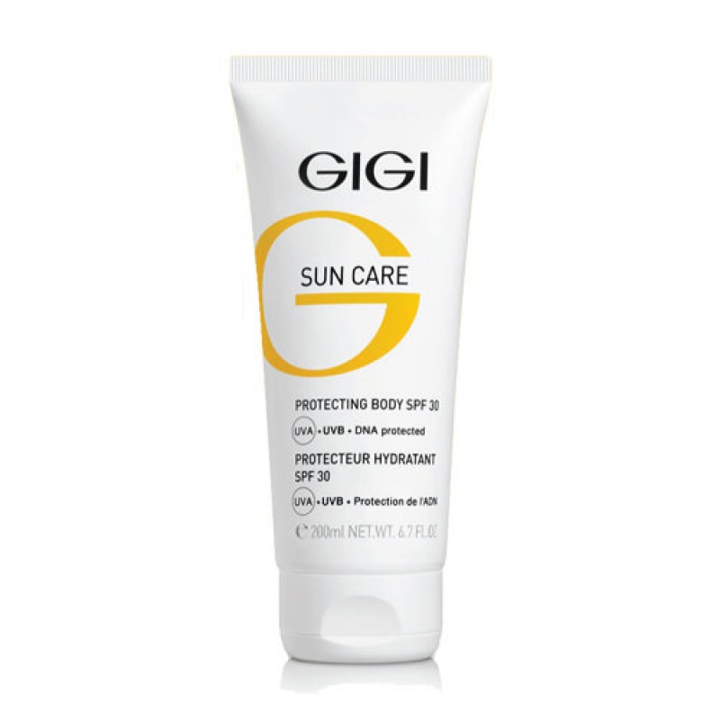 gigi sun care protecting body spf30 Солнцезащитный крем для тела 200 мл GIGI Sun Care Protecting Body SPF30 Солнцезащитный крем для тела 200 мл — изображение 1
