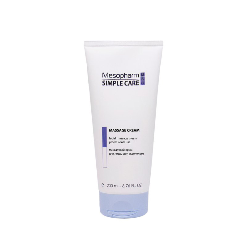 Массажный крем для лица, шеи и декольте massage cream, 200 мл mesopharm Массажный крем для лица, шеи и декольте MASSAGE CREAM, 200 мл MESOPHARM — изображение 1