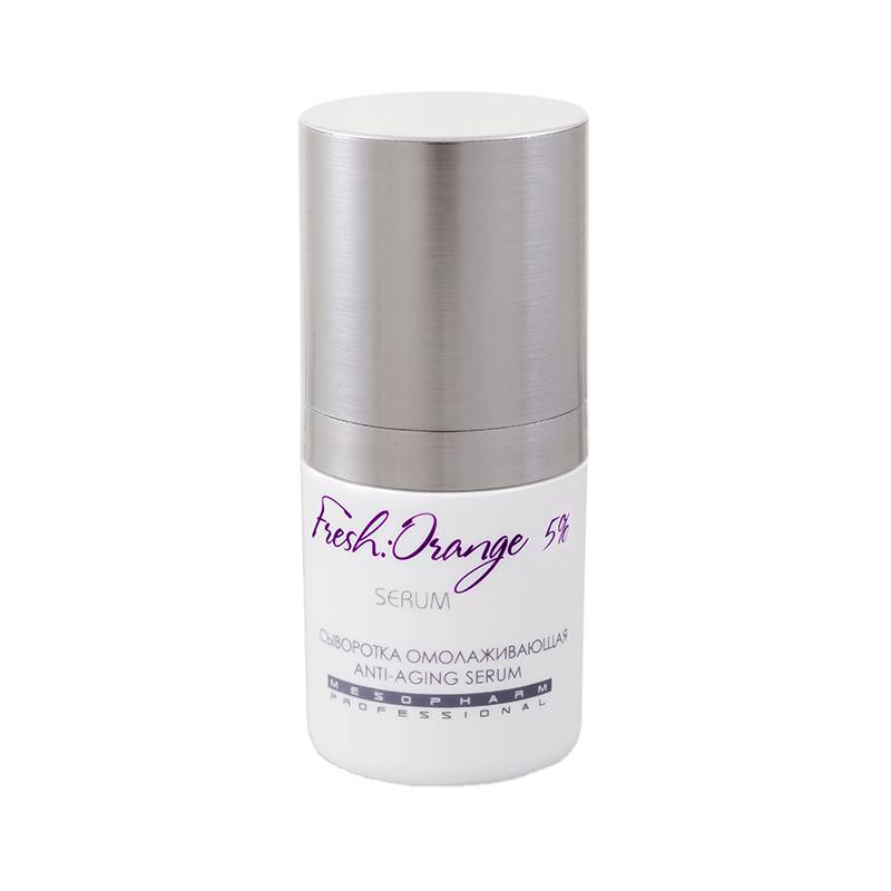 Сыворотка омолаживающая 5% fresh:orange serum, 15мл mesopharm Сыворотка омолаживающая 5% FRESH:ORANGE SERUM, 15мл MESOPHARM — изображение 1