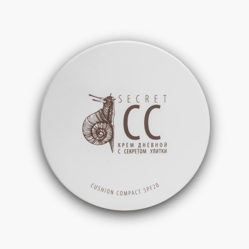 Дневной крем secret cream cc c секретом улитки spf 20 в кушоне 15 мл premium Дневной крем Secret Cream CC c секретом улитки SPF-20 в кушоне 15 мл PREMIUM — изображение 1