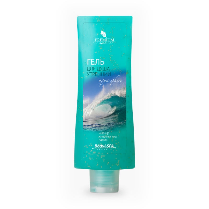 Гель для душа утренний aqua sphere 200 мл premium Гель для душа утренний Aqua Sphere 200 мл PREMIUM — изображение 1