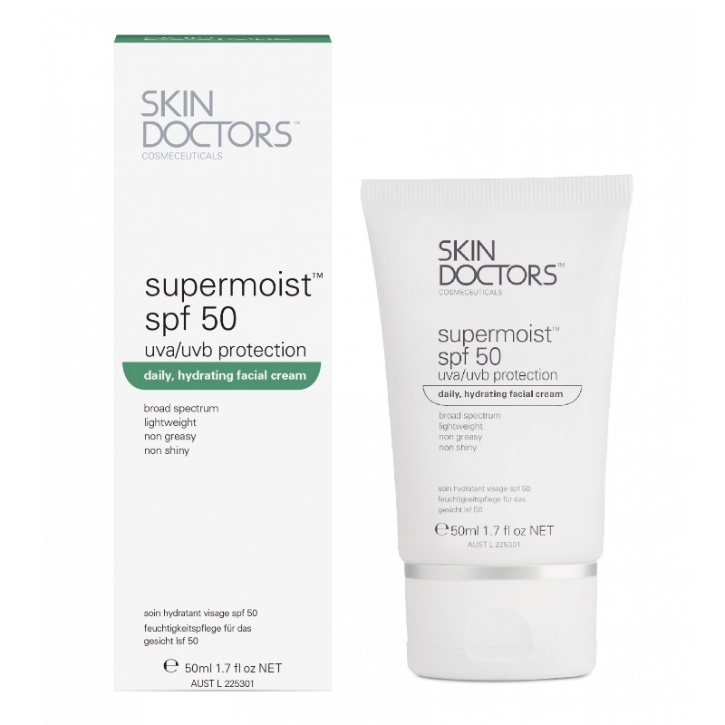 supermoist™ spf 50, увлажняющий, солнцезащитный крем для лица, 50 мл Supermoist™ SPF 50, увлажняющий, солнцезащитный крем для лица, 50 мл — изображение 1