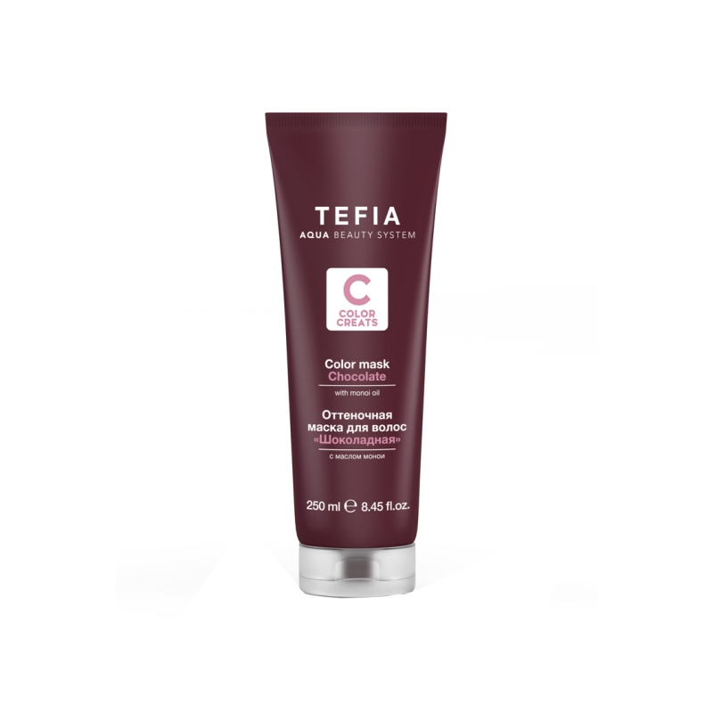 tefia color creats Оттеночная маска для волос Шоколадная с маслом монои 250 мл Tefia Color Creats Оттеночная маска для волос Шоколадная с маслом монои 250 мл — изображение 1