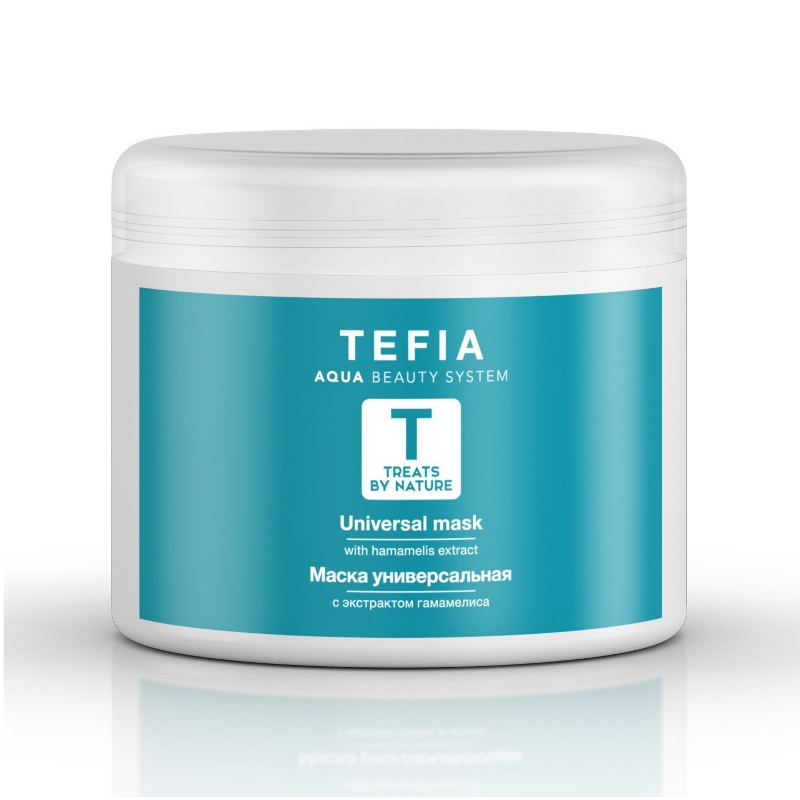 tefia treats by nature Маска универсальная с экстракотм гамамелиса 500 мл Tefia Treats by Nature Маска универсальная с экстракотм гамамелиса 500 мл — изображение 1