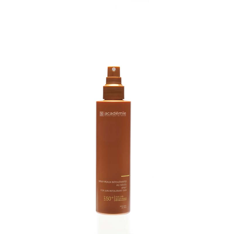 Солнцезащитный спрей для чувствительной кожи spf 50+ 150 мл (academie, bronzecran) Солнцезащитный спрей для чувствительной кожи SPF 50+ 150 мл (ACADEMIE, Bronzecran) — изображение 1