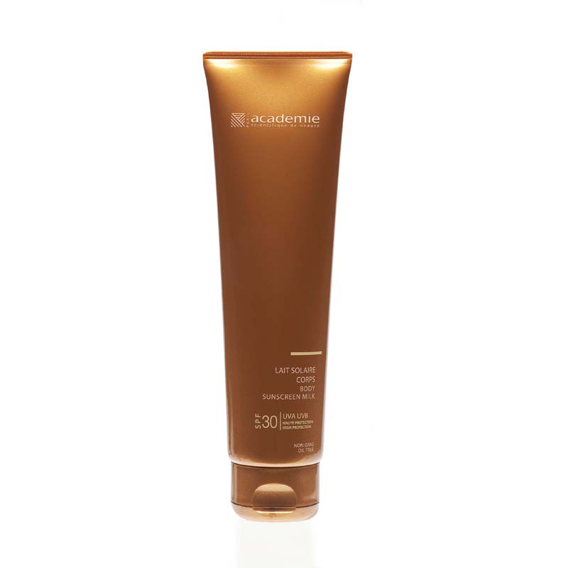 Солнцезащитное молочко для тела spf 30 'body sunscreen milk spf 30' 150 мл (academie, bronzecran) Солнцезащитное молочко для тела SPF 30 'Body Sunscreen Milk SPF 30' 150 мл (ACADEMIE, Bronzecran) — изображение 1