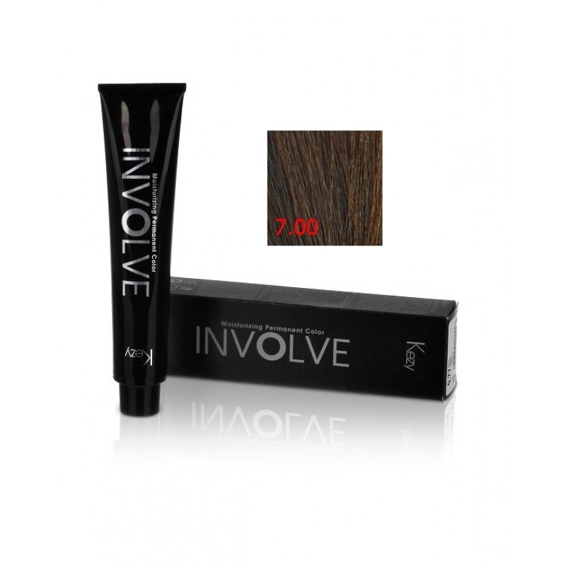 involve color 7.00/7nn Стойкая крем краска для волос 100 мл kezy 80017 Involve color 7.00/7NN Стойкая крем-краска для волос 100 мл KEZY 80017 — изображение 1