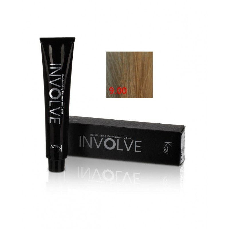 involve color 9.00 Стойкая крем краска для волос 100 мл kezy 80019 Involve color 9.00 Стойкая крем-краска для волос 100 мл KEZY 80019 — изображение 1