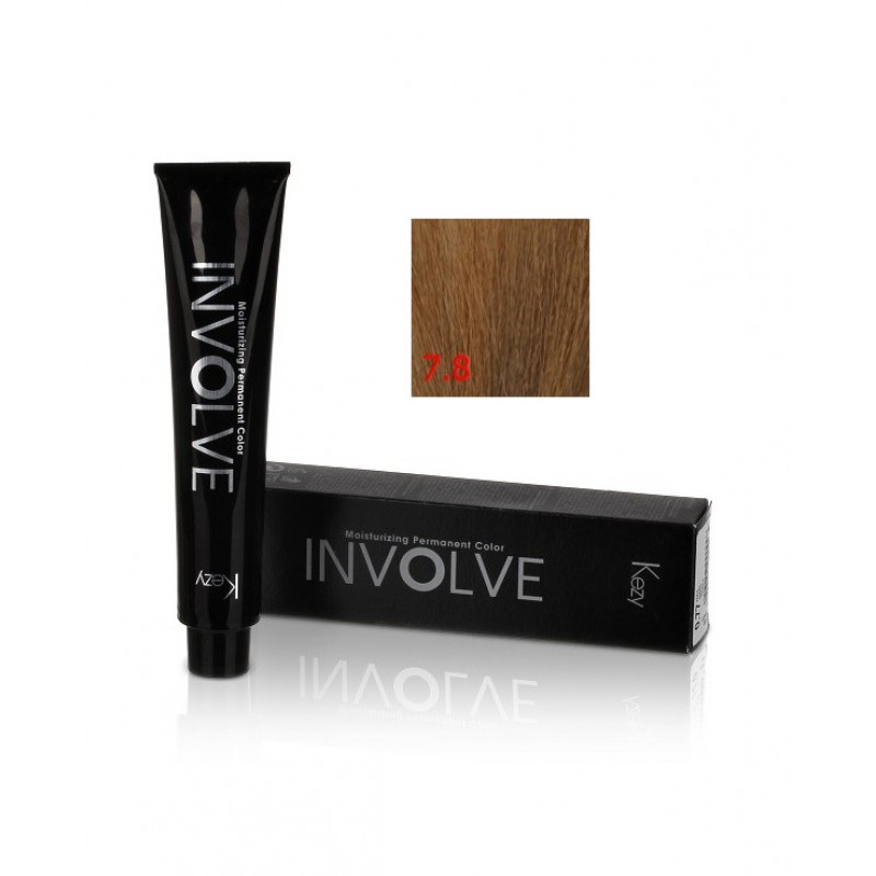 involve color 7.8/7b Стойкая крем краска для волос 100 мл kezy 80078 Involve color 7.8/7B Стойкая крем-краска для волос 100 мл KEZY 80078 — изображение 1
