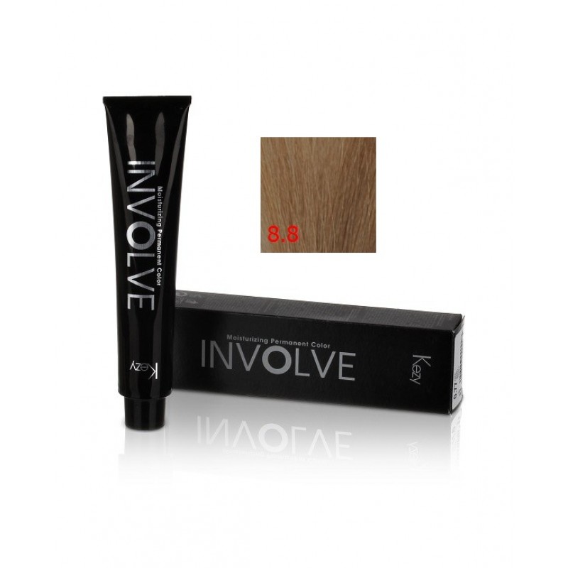 involve color 8.8/8b Стойкая крем краска для волос 100 мл kezy 80088 Involve color 8.8/8B Стойкая крем-краска для волос 100 мл KEZY 80088 — изображение 1