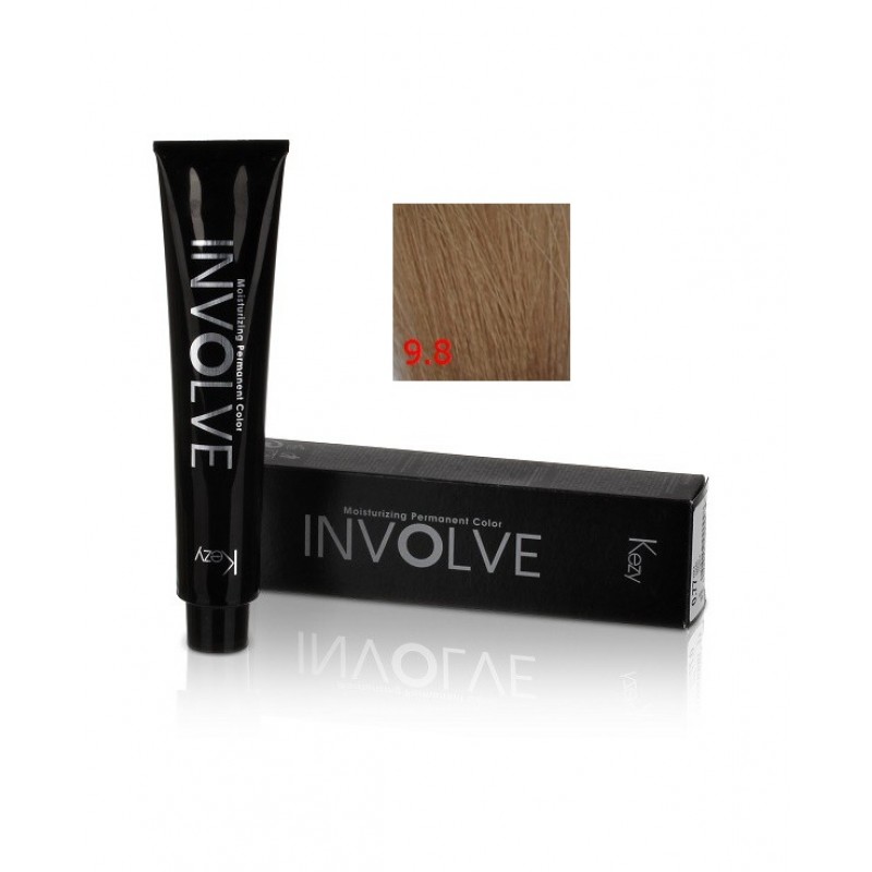 involve color 9.8 Стойкая крем краска для волос 100 мл kezy 80098 Involve color 9.8 Стойкая крем-краска для волос 100 мл KEZY 80098 — изображение 1