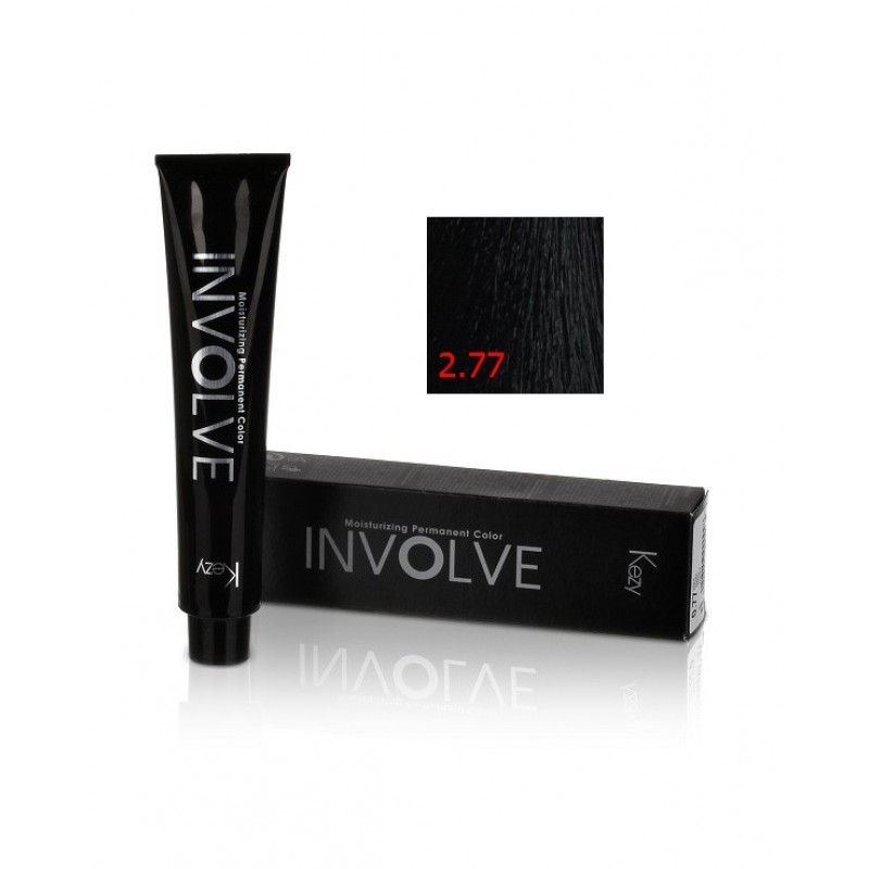 involve color 2.22/2.77/2nrv Стойкая крем краска для волос 100 мл kezy 80102 Involve color 2.22/2.77/2NRV Стойкая крем-краска для волос 100 мл KEZY 80102 — изображение 1